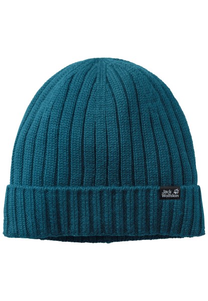 Stormlock Rip Gebreide Muts Jack Wolfskin Blauw Koraal Merk