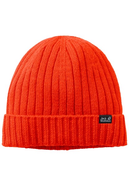 Collectie Jack Wolfskin Knipperende Rode Stormlock Rip Gebreide Mutsen