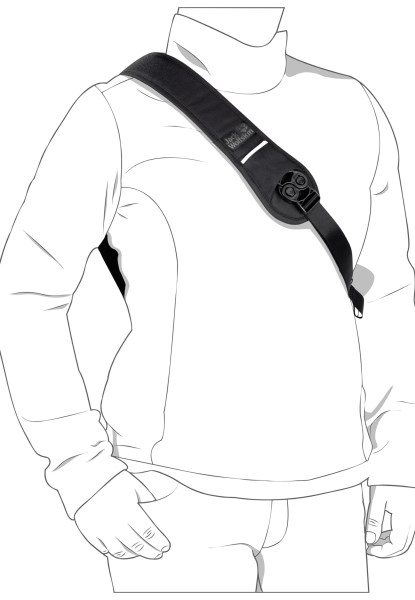 Sprankelende Zwarte Hot Jack Wolfskin
