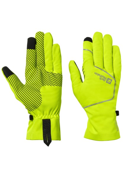 Jack Wolfskin Morobbia Lichte Handschoen Knipperend Geel Merk