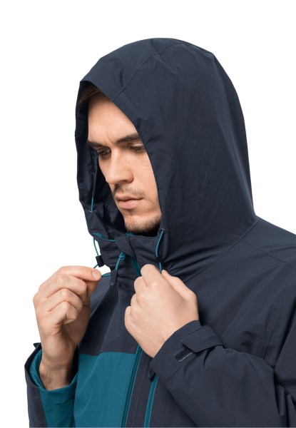 Origins Jack Wolfskin Blauw Koraal Feldberg 3in1 Jas M