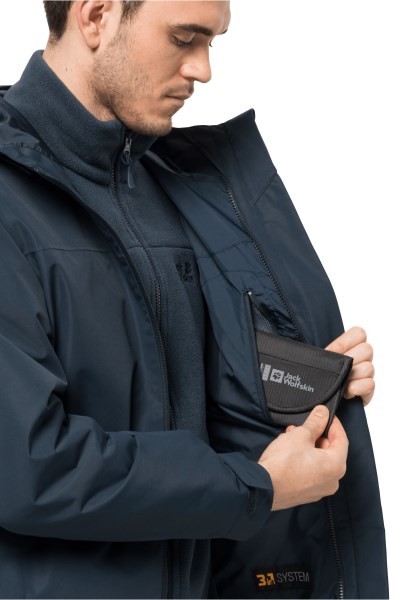 Origineel Nachtblauw Taubenberg 3in1 Jack M Jack Wolfskin