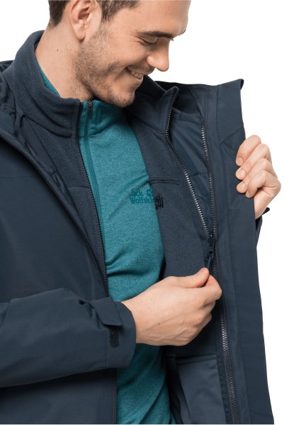 Origineel Nachtblauw Taubenberg 3in1 Jack M Jack Wolfskin