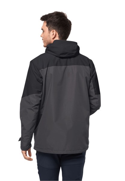 Glaabach 3in1 Jas M Jack Wolfskin Zwart Hot