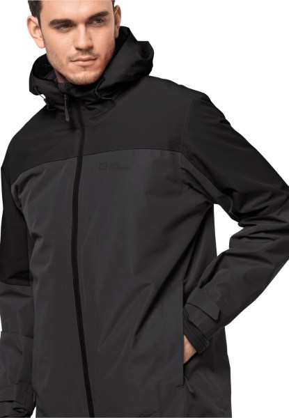 Glaabach 3in1 Jas M Jack Wolfskin Zwart Hot