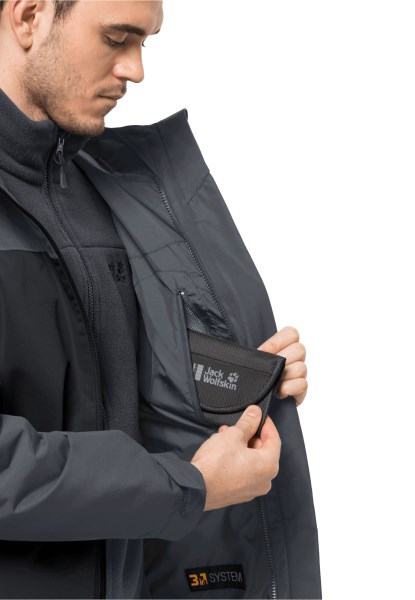 Taubenberg 3in1 Jas M Collectie Jack Wolfskin Phantom