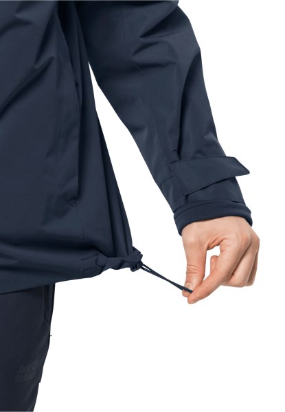 Jack Wolfskin Merk Glaabach 3in1 Jack M Bay Blauw