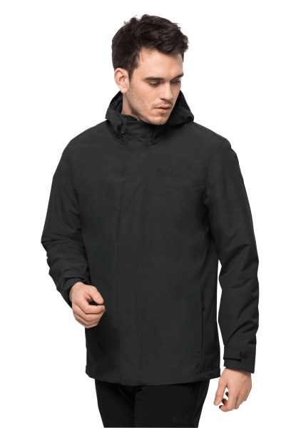 Jack Wolfskin Brands Zwart Altenberg 3in1 Jas M