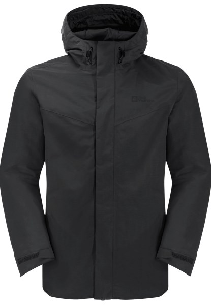 Jack Wolfskin Brands Zwart Altenberg 3in1 Jas M