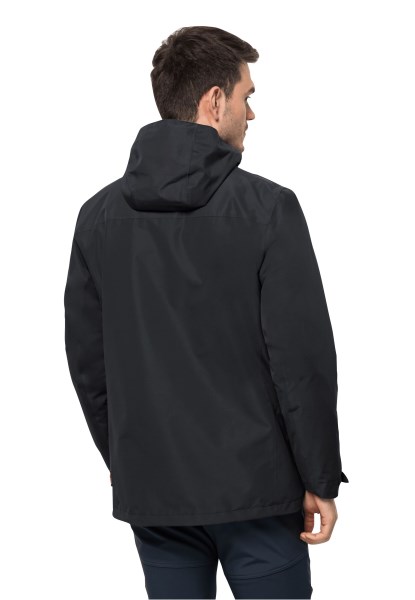 Zwart Taubenberg 3in1 Jack M Origin Jack Wolfskin
