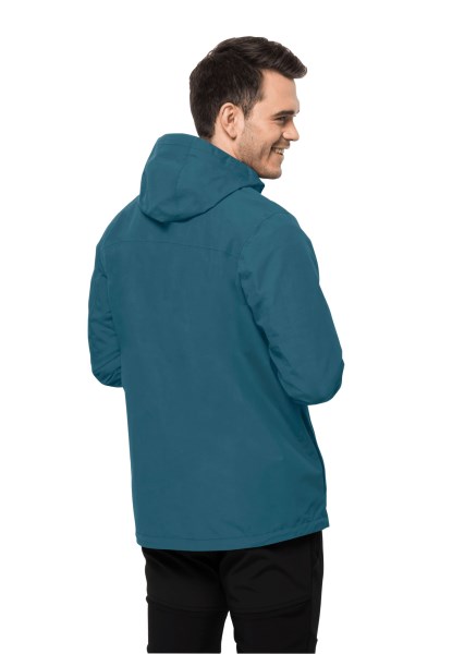 Altenberg 3in1 Jas M Jack Wolfskin Blauw Koraal Nieuw