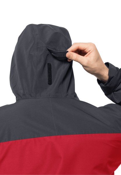 Jack Wolfskin Adrenaline Rood Merk Taubenberg 3in1 Jas M