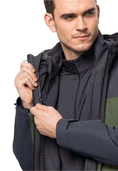 Jack Wolfskin Hot Greenwood Dna Toendra 3in1 Jas M