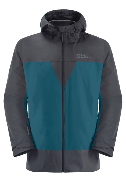 Blauw Koraal Jack Wolfskin Mode Dna Toendra 3in1 Jas M