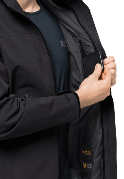 Zwarte Originele Besler 2l Jas M Jack Wolfskin