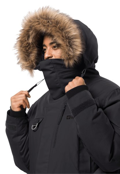 Jack Wolfskin Zwarte 1995 Serie Parka M Hot