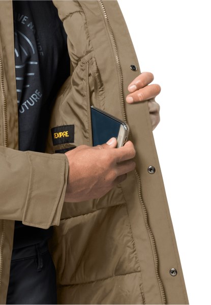 Jack Wolfskin Glacier Canyon Parka Collectie Koekje