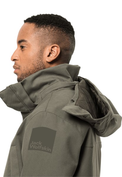 Dusty Olive Merk Felle Wind Parka M Jack Wolfskin