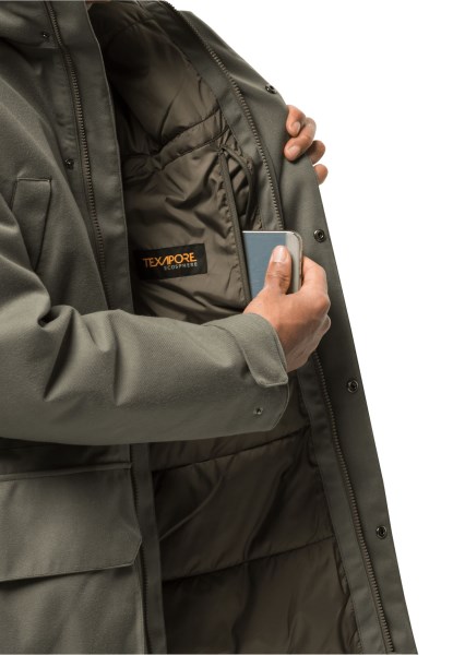 Dusty Olive Merk Felle Wind Parka M Jack Wolfskin