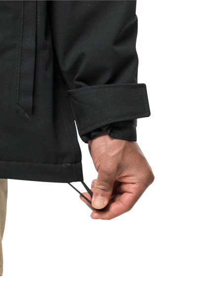 Zwarte Berghang Parka M Originele Jack Wolfskin