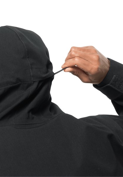 Zwarte Berghang Parka M Originele Jack Wolfskin