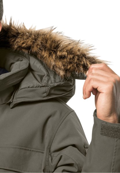 Dusty Olive Originele Glacier Canyon Parka Jack Wolfskin