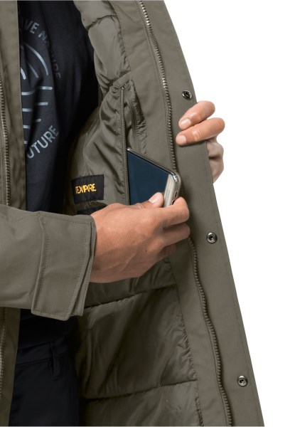 Dusty Olive Originele Glacier Canyon Parka Jack Wolfskin