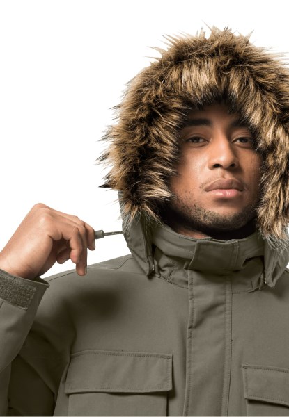 Dusty Olive Originele Glacier Canyon Parka Jack Wolfskin