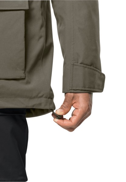 Dusty Olive Originele Glacier Canyon Parka Jack Wolfskin
