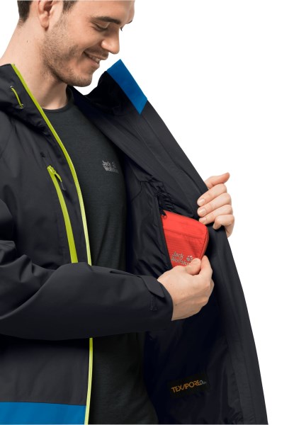 Eagle Peak 2l Jas M Jack Wolfskin Phantom Origineel