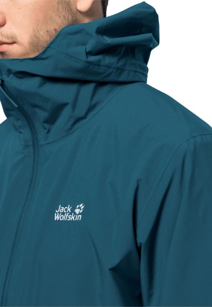 Pack & Go Shell M Fashion Jack Wolfskin Blauw Koraal