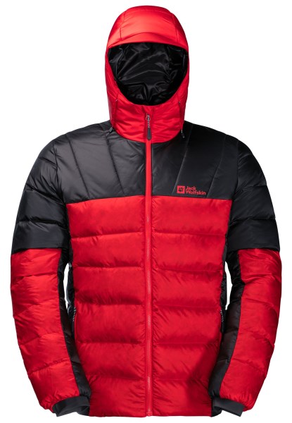 Adrenaline Riet-modus Nebelhorn Trekt Hoodie Met Jack Wolfskin Aan