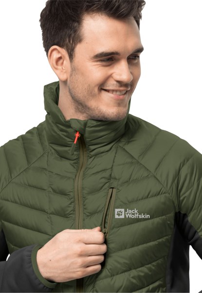 Jack Wolfskin Originele Greenwood Nebelhorn Dons Hybride M