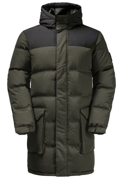 Antiek Groen Jack Wolfskin Alex Lang Donsjack M Fashion