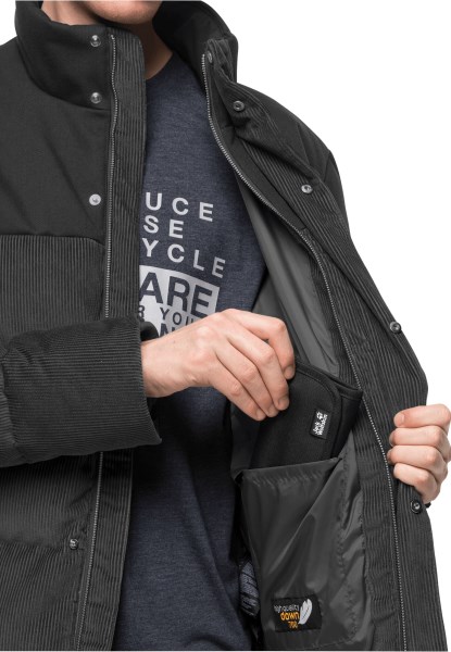 Natuur Corduroy Jas M Origins Jack Wolfskin Phantom