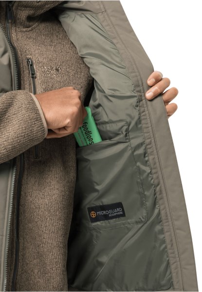 Jack Wolfskin White Frost Vest M Dusty Olive Nieuw