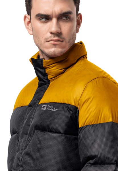 Jack Wolfskin Stevig Geel Xt Hot Dna Tundra Xt Donsjack M