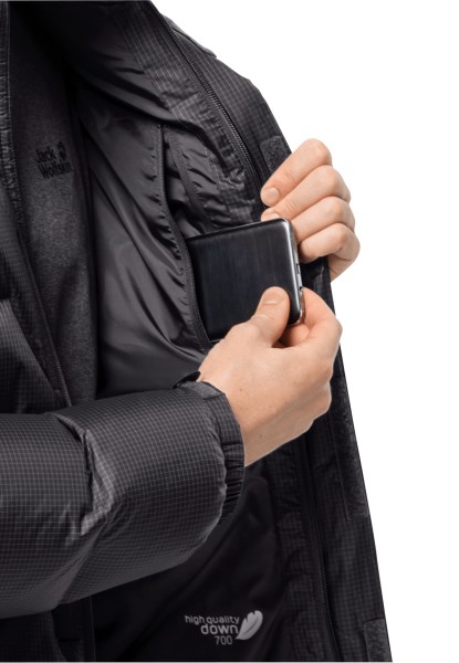 Jack Wolfskin Stevig Geel Xt Hot Dna Tundra Xt Donsjack M