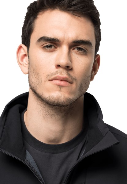 Zwarte Wervelwind Mannen Jack Wolfskin Mode
