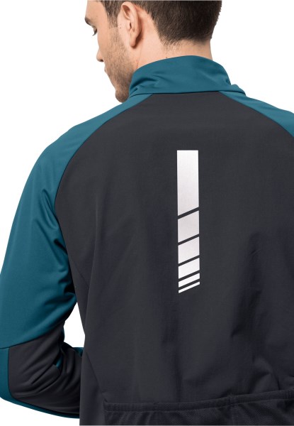 Jack Wolfskin Morobbia Jas M Warm Blauw Koraal