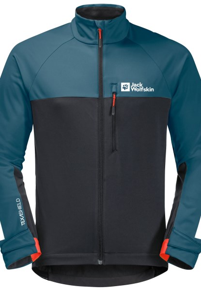 Jack Wolfskin Morobbia Jas M Warm Blauw Koraal