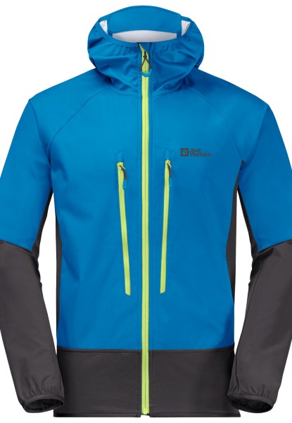 Blauwe Pacific Jack Wolfskin Alpspitze Hoody M Nieuw