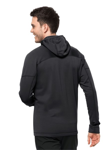 Jack Wolfskin Hirschberg Hooded Fz M Zwart Best