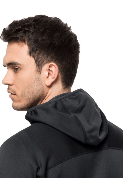 Jack Wolfskin Hirschberg Hooded Fz M Zwart Best