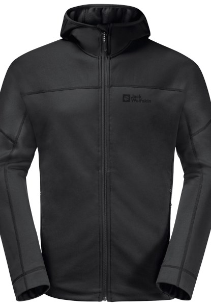Jack Wolfskin Hirschberg Hooded Fz M Zwart Best