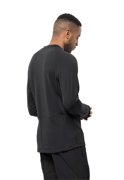 Fiets Woon-werkverkeer Halfzip M Jack Wolfskin Origins Phantom