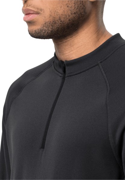 Fiets Woon-werkverkeer Halfzip M Jack Wolfskin Origins Phantom