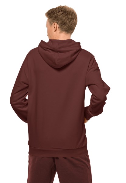 Brand Cordovan Red Jack Wolfskin Essential Hoody M