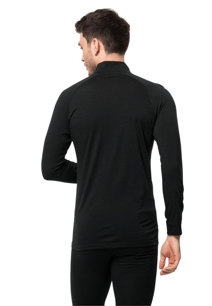 Merken Zwart Alpspitze Wol L/s Hz M Jack Wolfskin