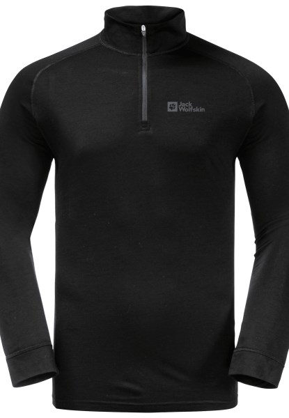 Merken Zwart Alpspitze Wol L/s Hz M Jack Wolfskin